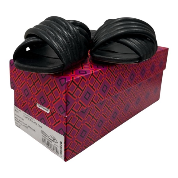 TORY BURCH
Kira Quilted Crisscross Slide Sandals In Perfect Black size 6.5 - Picture 4 of 9